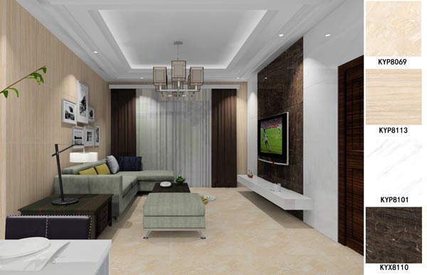 金艾陶家裝:佛山大瀝碧桂園華府106㎡簡約現代裝修效果鑒賞