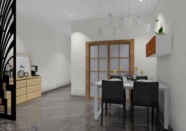 金艾陶家裝:佛山燈湖華府90㎡現(xiàn)代簡約裝修效果鑒賞