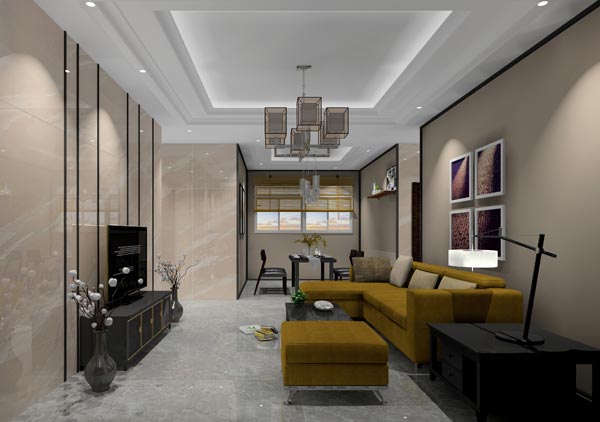 金艾陶家裝:佛山燈湖華府133㎡現代簡約裝修效果鑒賞