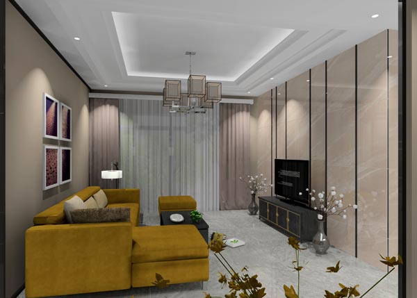 金艾陶家裝:佛山燈湖華府133㎡現代簡約裝修效果鑒賞