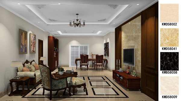 金艾陶家裝:佛山保利紫山國際135㎡歐式風格裝修鑒賞