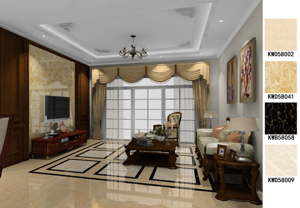 金艾陶家裝:佛山保利紫山國際135㎡歐式風格裝修鑒賞