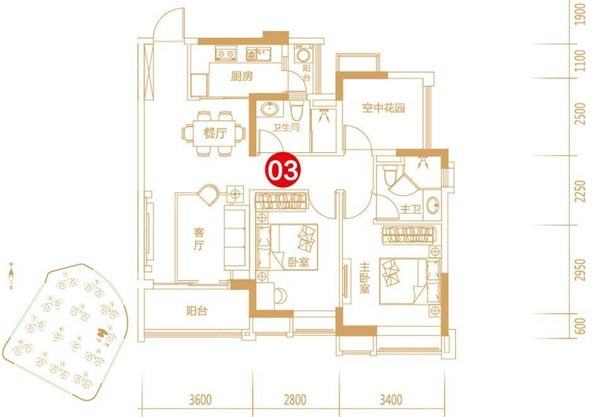 金艾陶家裝:佛山保利紫山國際115㎡歐式風格裝修鑒賞