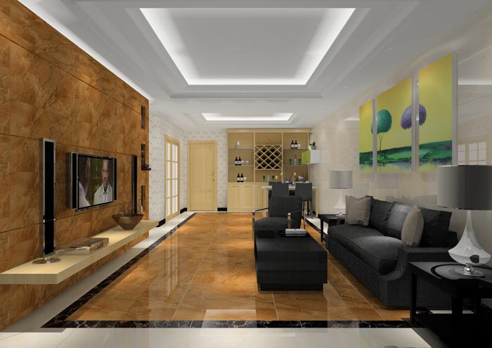 金艾陶家裝:佛山合景新鴻基·瀧景110㎡簡約現(xiàn)代裝修效果鑒賞