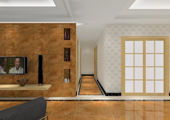 金艾陶家裝:佛山合景新鴻基·瀧景110㎡簡約現(xiàn)代裝修效果鑒賞