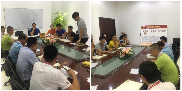 我的團隊我的團——金艾陶銷售團隊8月PK結果