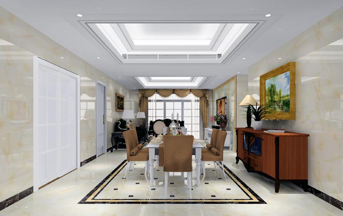 金艾陶家裝:佛山恒寶御龍灣128㎡的歐式風格裝修鑒賞