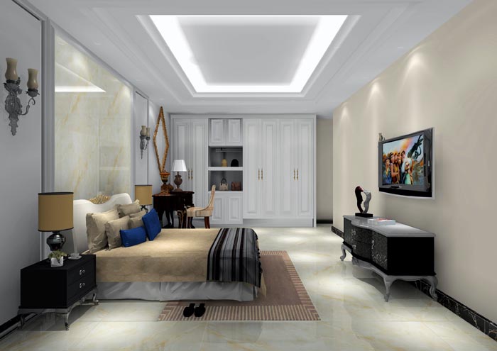 金艾陶家裝:佛山恒寶御龍灣128㎡的歐式風格裝修鑒賞