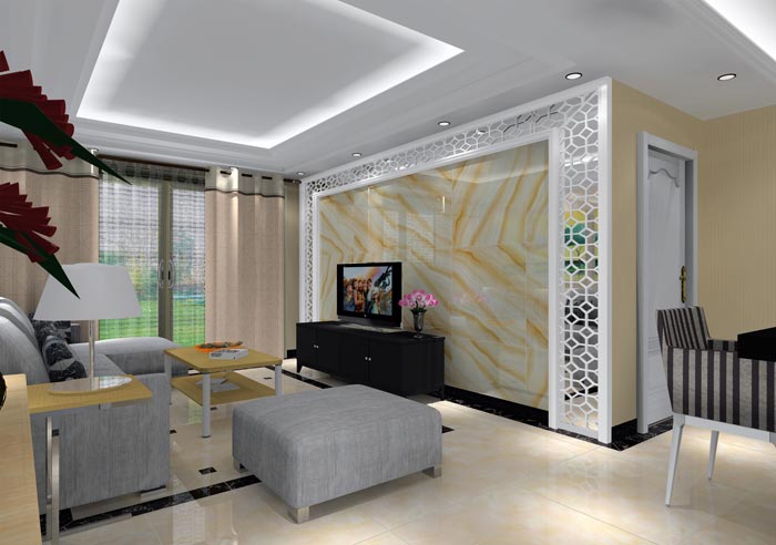 金艾陶家裝:井岡山和諧家園安置小區130㎡現代風格裝修鑒賞