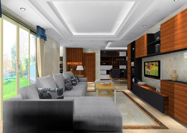 金艾陶家裝:井岡山和諧家園安置小區130㎡簡約風格裝修鑒賞