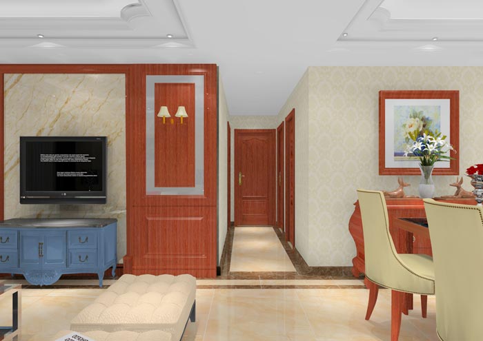 金艾陶家裝:順德碧桂園桂瀾山101㎡的新中式風(fēng)格裝修鑒賞