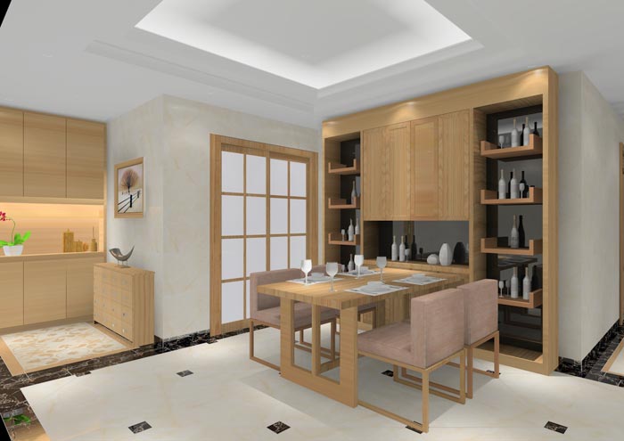 金艾陶家裝:順德碧桂園桂瀾山108㎡的新中式風(fēng)格裝修鑒賞