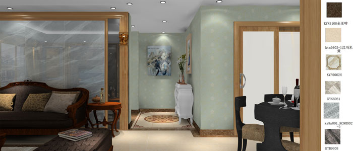 金艾陶家裝：成都中環(huán)豐錦155㎡的歐式風(fēng)格裝修鑒賞