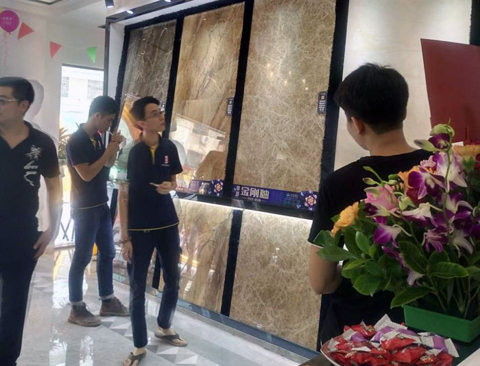 金艾陶 瓷磚代理 陶瓷一線品牌 普寧 開業(yè)