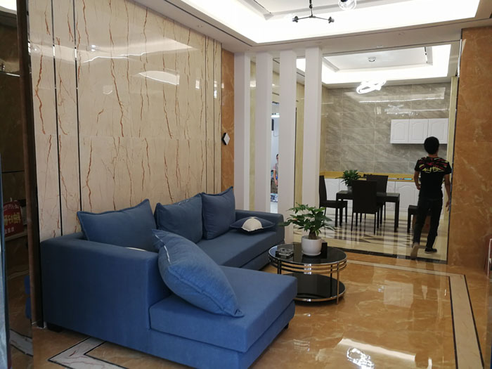 【實(shí)景案例】陶瓷一線品牌金艾陶瓷磚重慶墊江200方專賣店鑒賞
