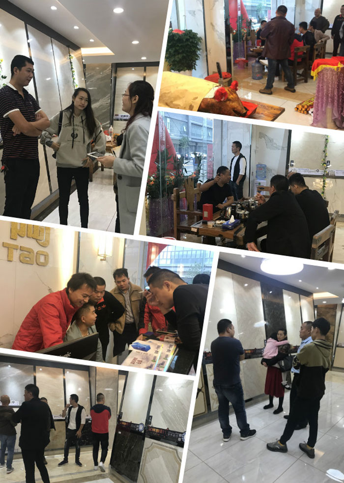 陶瓷一線品牌 金艾陶瓷磚 中山古鎮(zhèn)300平專(zhuān)賣(mài)店開(kāi)業(yè)盛典圓滿成功